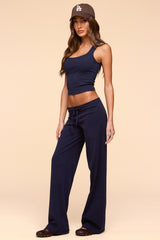 Linda Ribbed Scoop Neck Tank Top