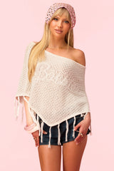 Barbie™ Fringe Knit Poncho