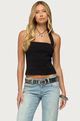 Esmerela Bandage Knit Halter Top