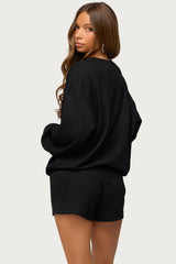 Baila Waffle Henley Top