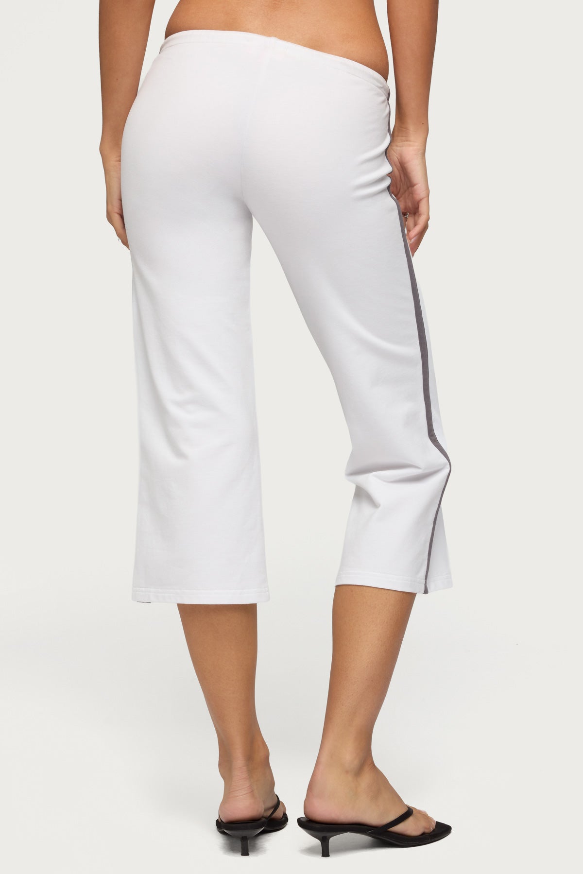 Milene Contrast Terry Capri Pants