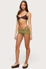 Ainara Crochet Micro Shorts