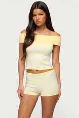 Camil Striped Knit Top