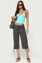 Noriah V Neck Halter Top