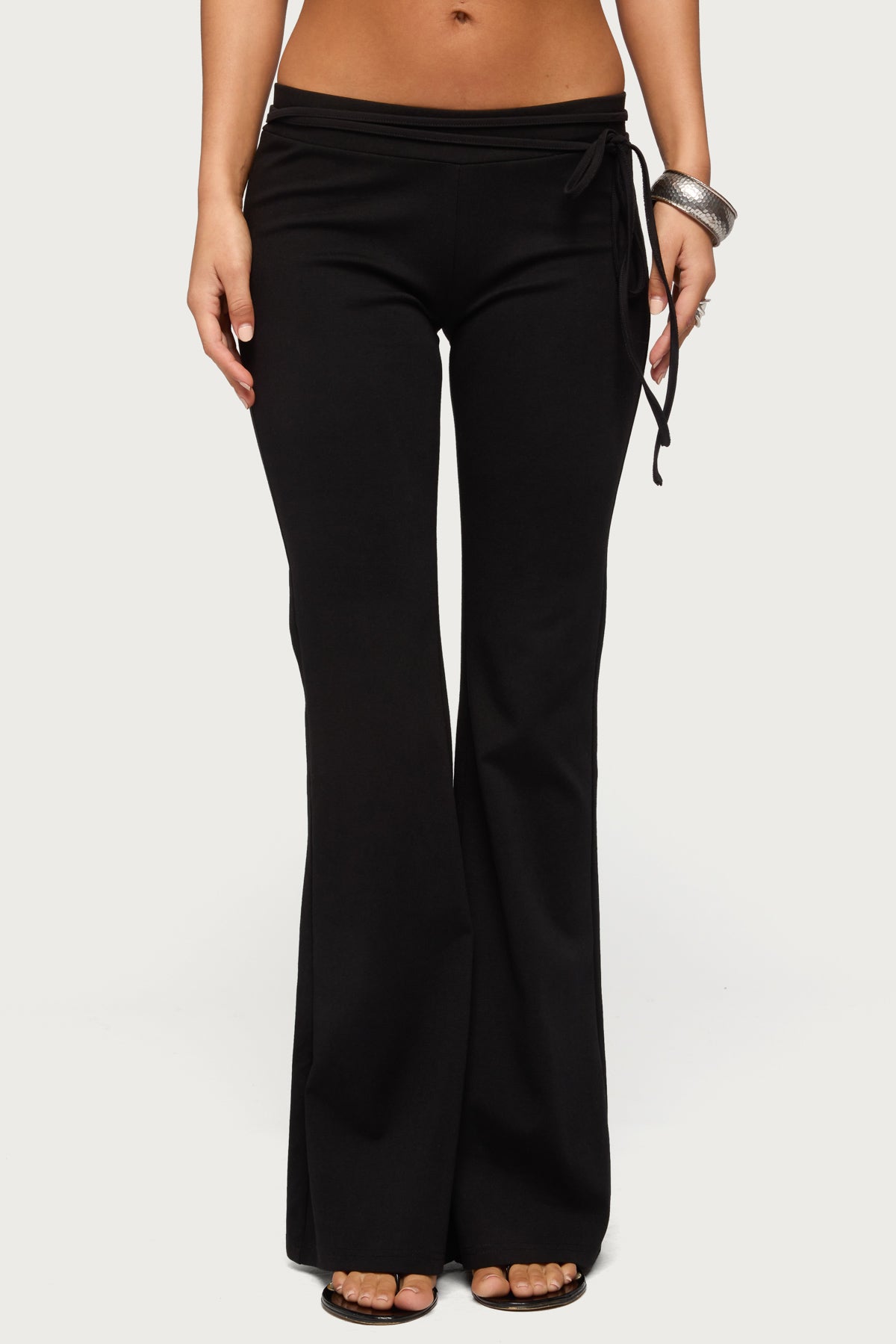 Junipar Waist Tie Flared Pants