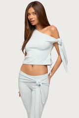 Adara Tied One Shoulder Top