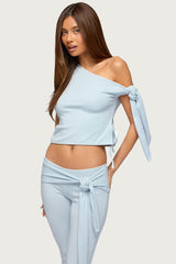 Adara Tied One Shoulder Top