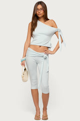 Adara Tie Capri Pants