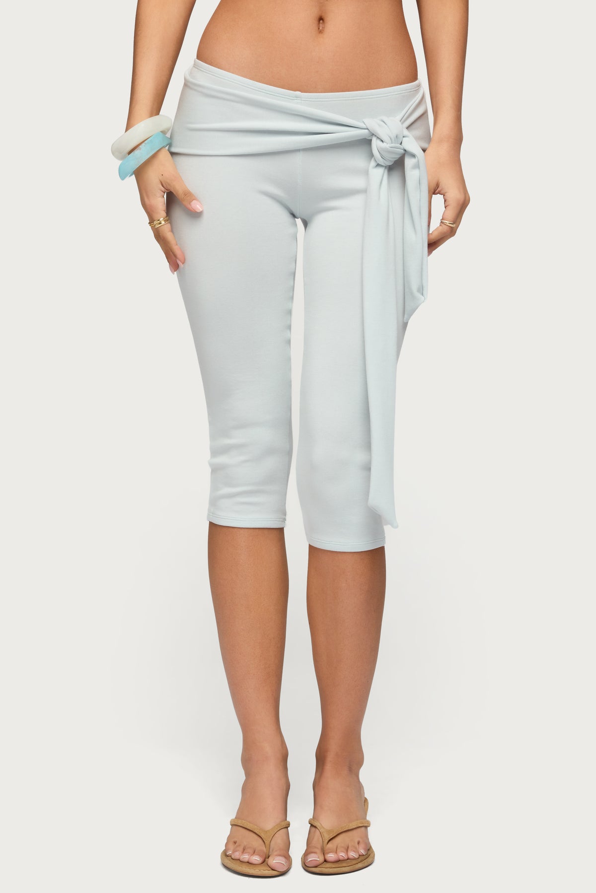 Adara Tie Capri Pants