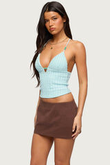 Alitah Bead Textured Tank Top
