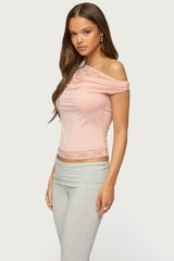 Lacey Layered Off Shoulder Top