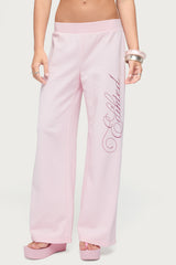 Edikted Studio Rhinestone Sweatpants