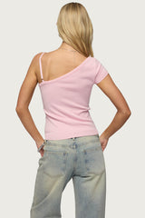 Lorelai Asymmetric Knit Top