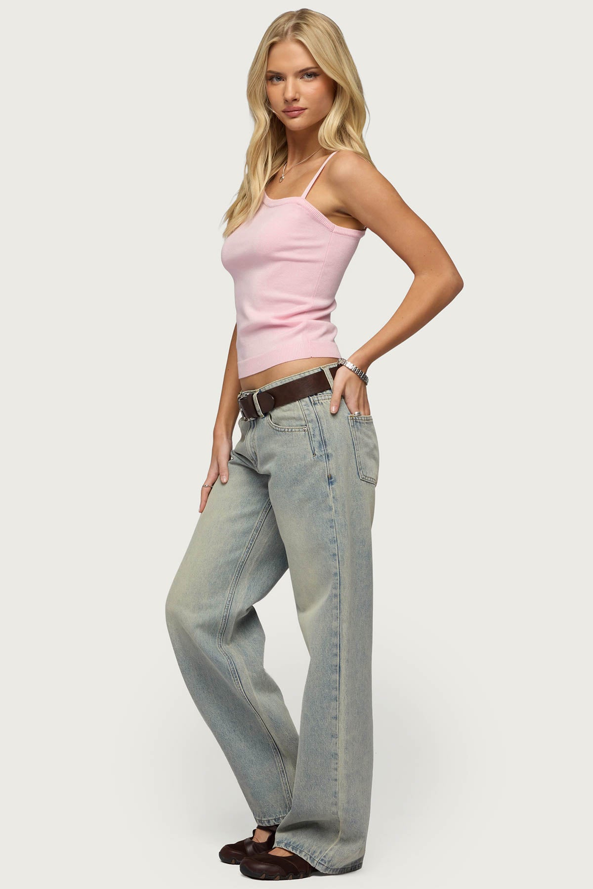 Lorelai Asymmetric Knit Top