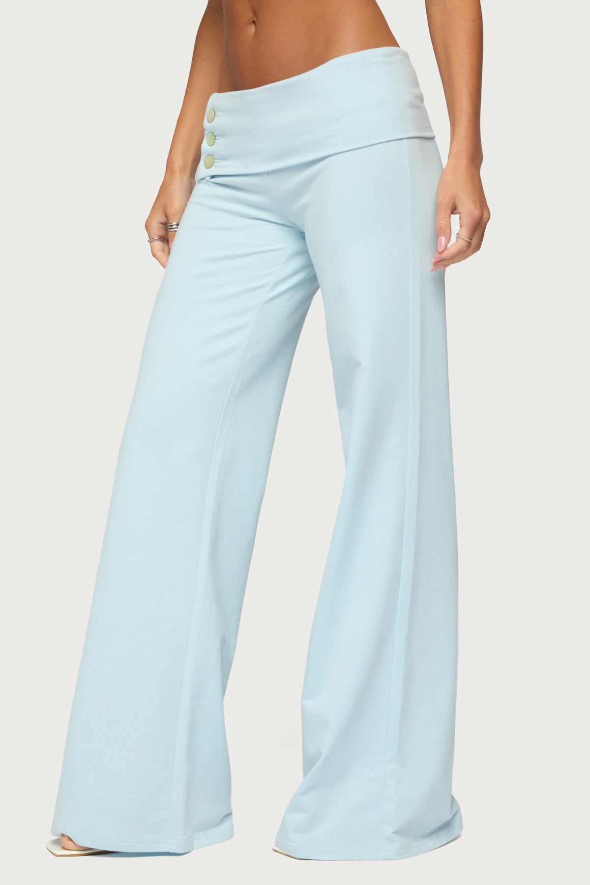 Poppy Foldover Wide Leg Pants