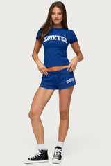 Sporty Babe Edikted Micro Shorts