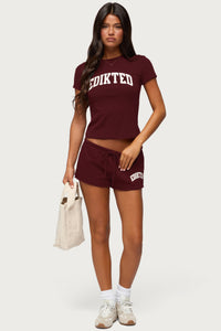 Sporty Babe Edikted Micro Shorts