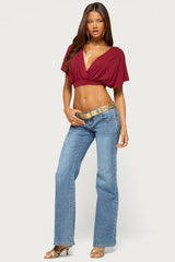 Candela V Neck Crop Top