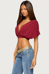 Candela V Neck Crop Top