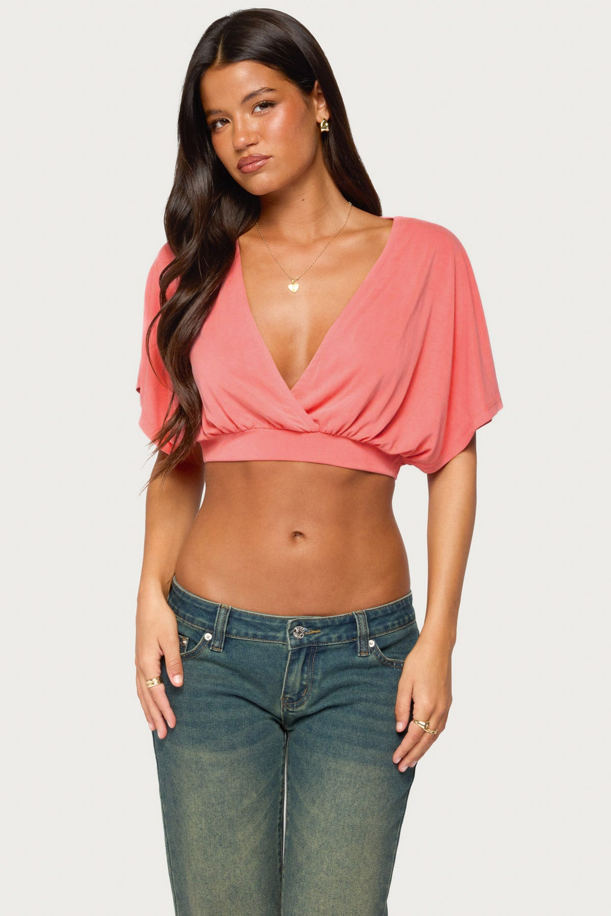Candela V Neck Crop Top