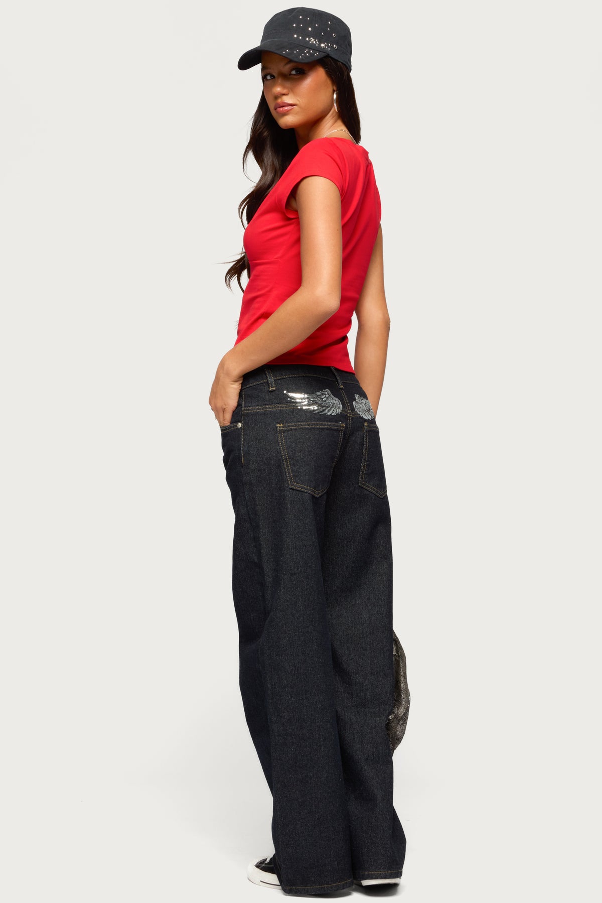 Angel Babe Low Rise Baggy Jeans