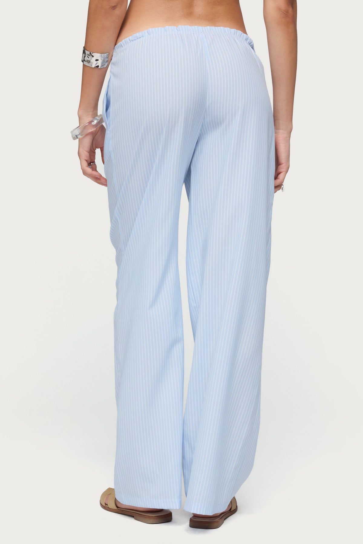 Cersei Striped Low Rise Pants