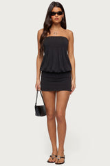 Alannah Backless Strapless Mini Dress