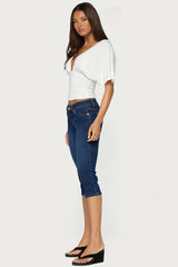 Betee Flutter Plunge Neck Top
