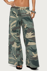 Allen Camo Wide Leg Sweatpants