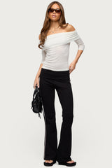 Thais Foldover Backless Top