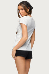 Ilana V Neck Babydoll Top