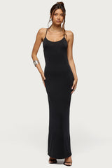 Zhuri Ring Backless Maxi Dress