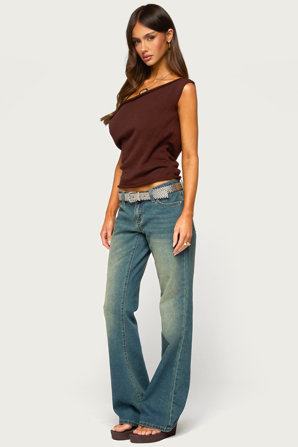 Lauria Off Shoulder Knit Top