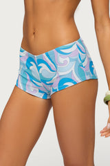 Cassa Paisley Boyshort Bikini Bottom