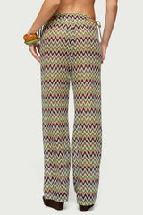 Mindee Zigzag Knitted Pants