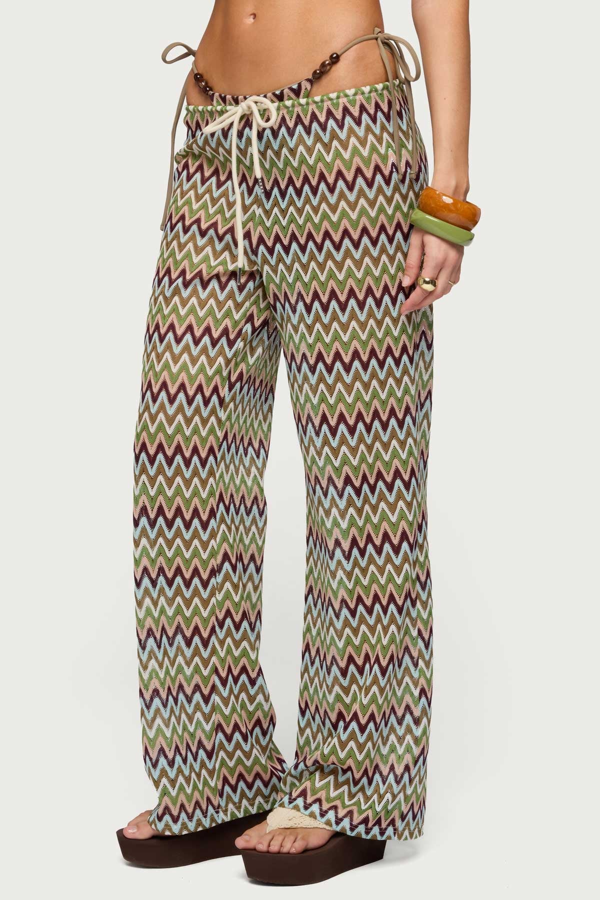 Mindee Zigzag Knitted Pants