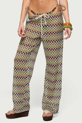 Mindee Zigzag Knitted Pants