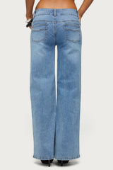 Dale Low Rise Straight Leg Stretchy Jeans