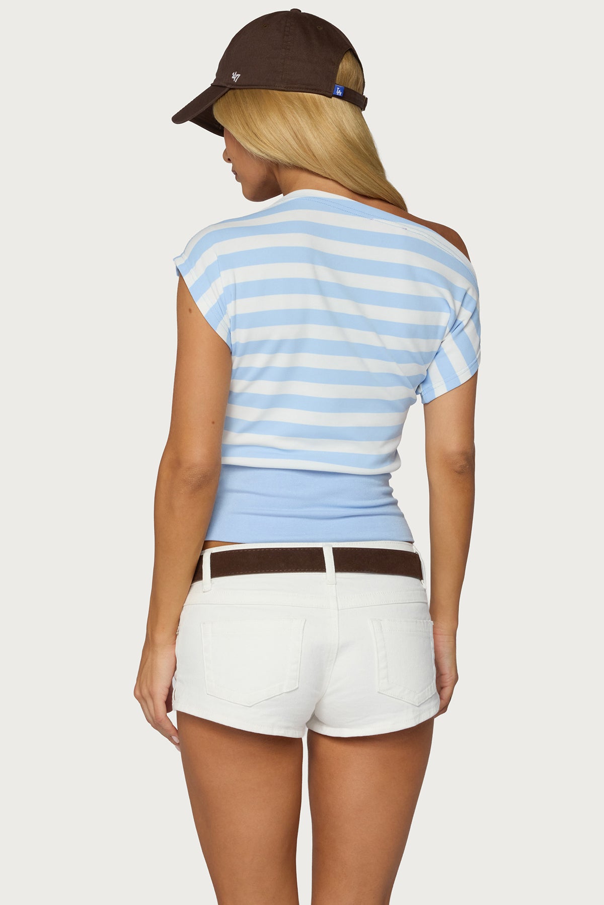 Kittie Striped Off Shoulder Top