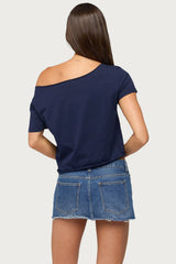 USA Babe Off Shoulder T Shirt