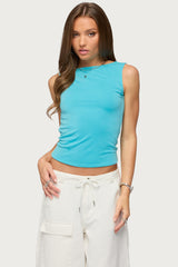 Rondah Twisted Backless Top