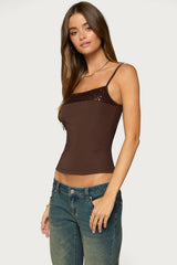 Shakked Sequin Tank Top