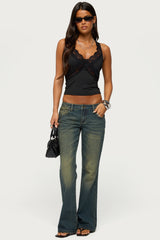 Shirili Low Rise Flared Jeans