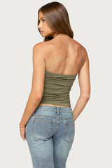 Ashlinn Crochet Strapless Top