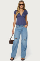 Palermo Lacey Babydoll Top