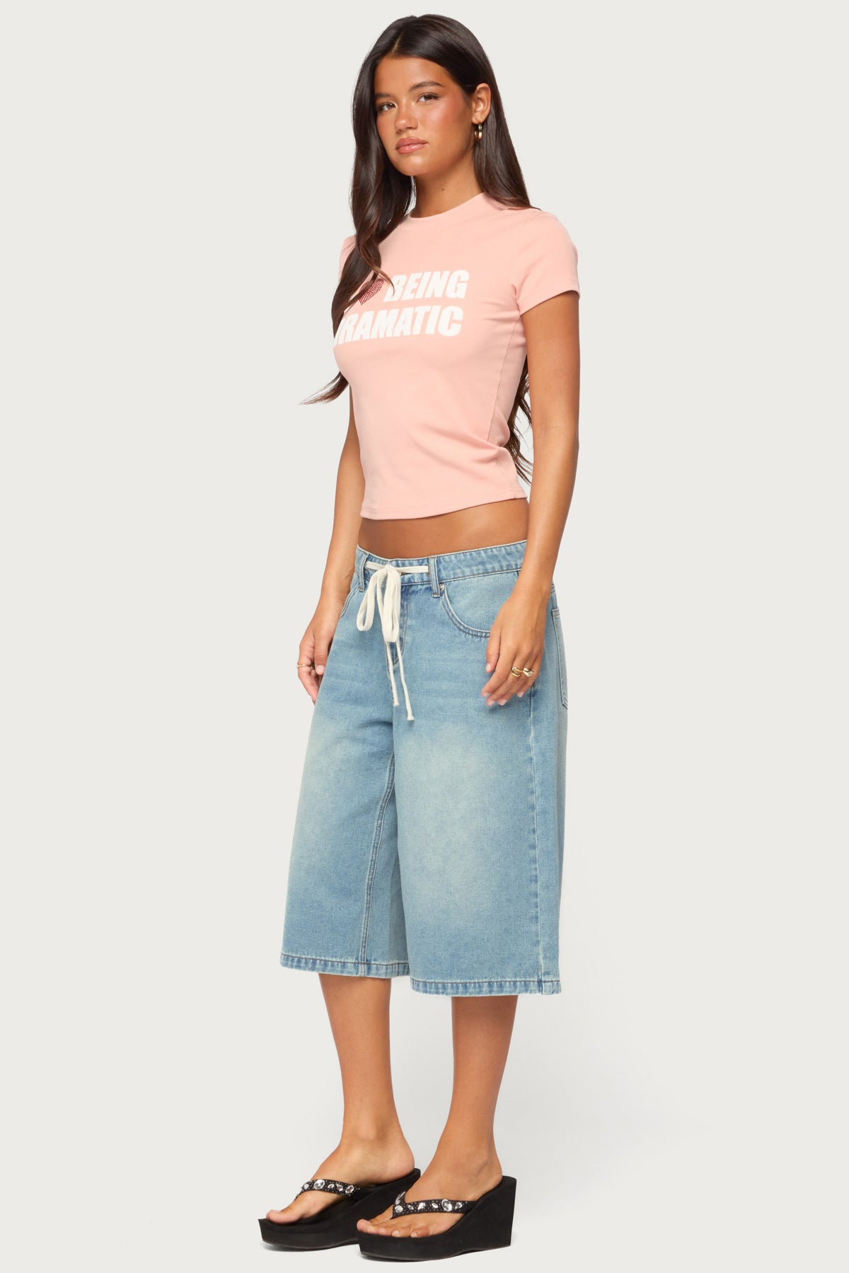 Jaci Denim Bermuda Shorts