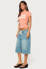Jaci Denim Bermuda Shorts