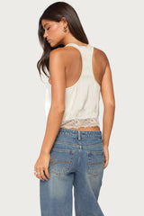Onie Lacey Satin Effect Tank Top