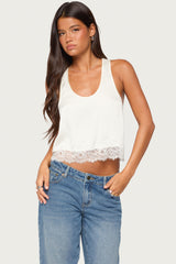 Onie Lacey Satin Effect Tank Top