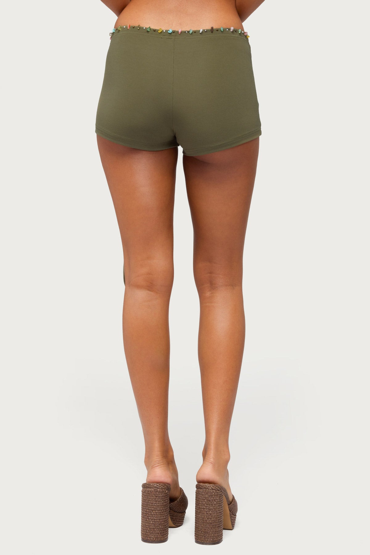 Monroah Bead Low Rise Shorts